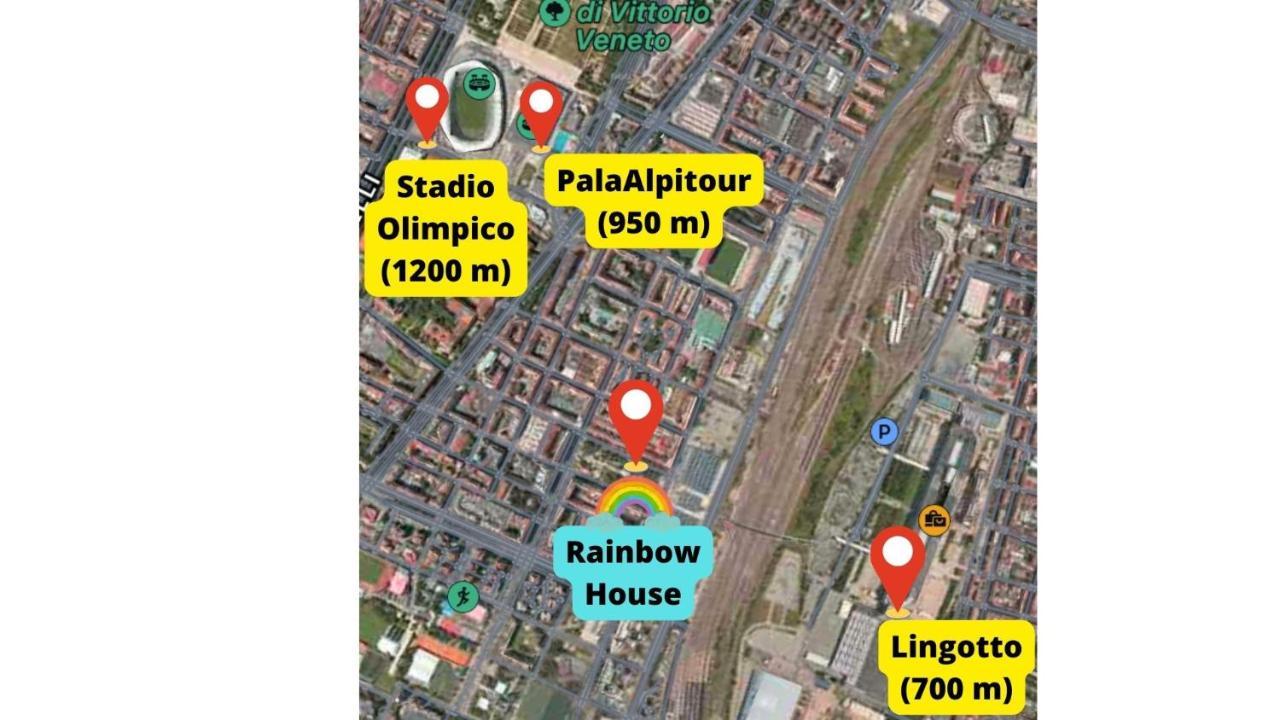 Ferienwohnung Rainbow House Lingotto Inalpi Turin Exterior foto